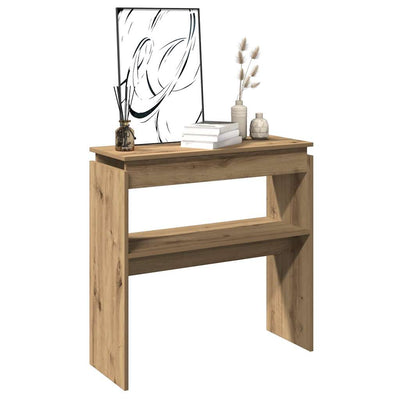 Konsolipöytä artesaani tammi 80x30x80 cm tekninen puu