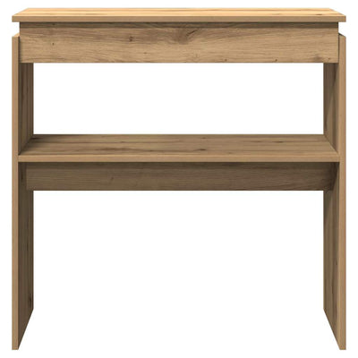 Konsolipöytä artesaani tammi 80x30x80 cm tekninen puu