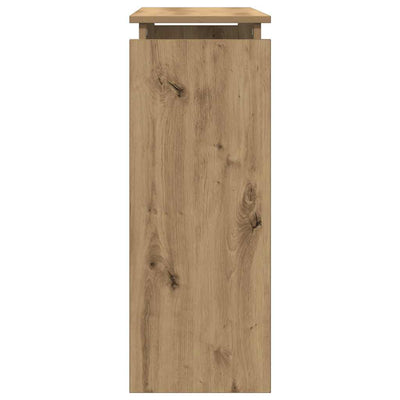 Konsolipöytä artesaani tammi 80x30x80 cm tekninen puu