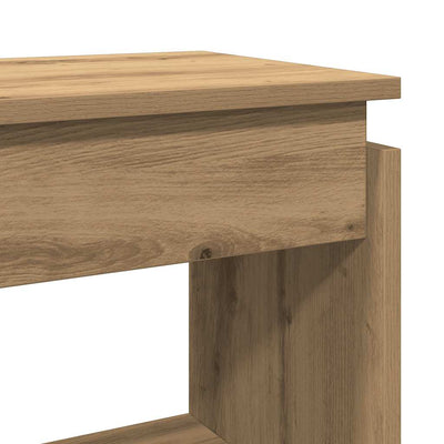 Konsolipöytä artesaani tammi 80x30x80 cm tekninen puu