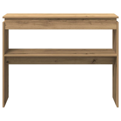 Konsolipöytä artesaani tammi 102x30x80 cm tekninen puu