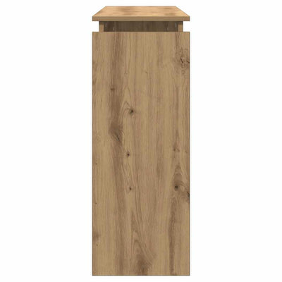 Konsolipöytä artesaani tammi 102x30x80 cm tekninen puu