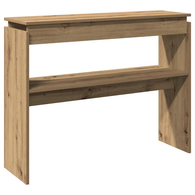 Konsolipöytä artesaani tammi 102x30x80 cm tekninen puu