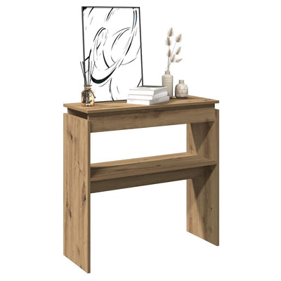 Konsolipöytä artesaani tammi 102x30x80 cm tekninen puu