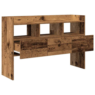 Senkki vanhaa puuta 105x30x70 cm lastulevy