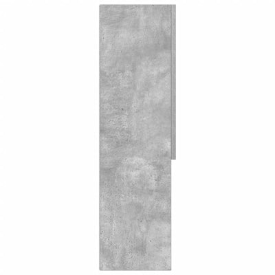 Betoninharmaa pesukonekaappi Valerin 70,5x25,5x90cm