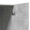 Betoninharmaa pesukonekaappi Artuzina 70,5x71,5x91,5cm