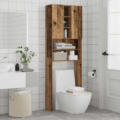 Vanha puu pesukonekaappi Niculcea 64x25,5x190cm