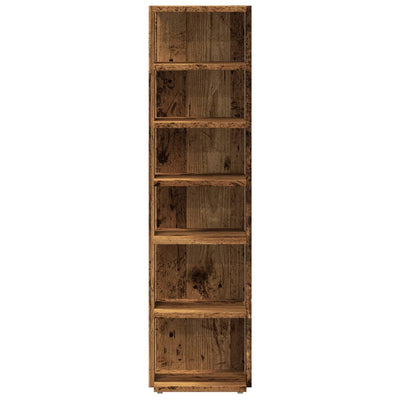 Kenkäkaapit 2 kpl vanha puu 28x27x102 cm tekninen puu
