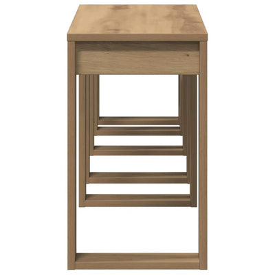 Pöytäpesä Cozana (3 kpl artesaani tammi puinen)