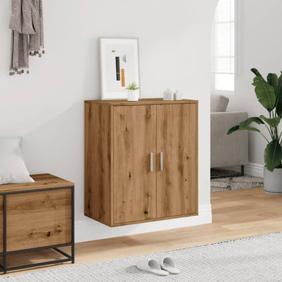 Kenkäkaappi käsityöläinen tammi 60x35x70 cm lastulevy