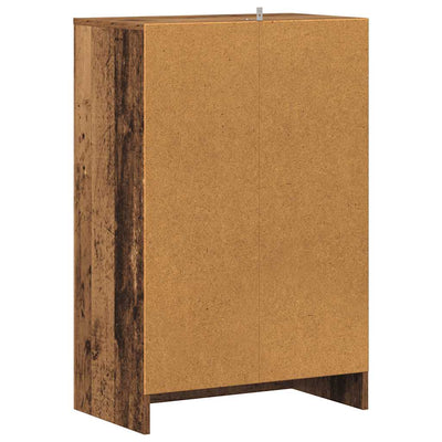 Vanha puu kenkäkaappi Tibor 60x35x92cm (lastulevy)