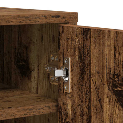 Vanha puu kenkäkaappi Tibor 60x35x92cm (lastulevy)