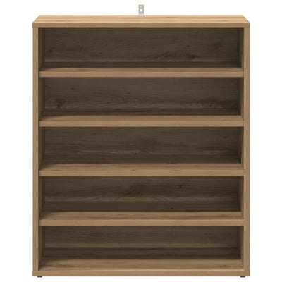 Käsityöläinen tammi kenkäkaappi Tibor 60x35x70cm (lastulevy)