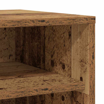 Vanha puu kenkäkaappi Tibor 32x35x70cm (lastulevy)