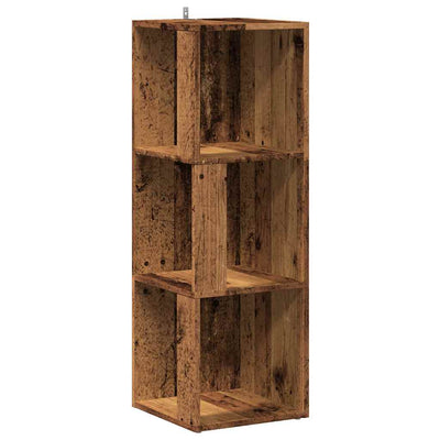 Kulmakaappi Old Wood 33x33x100 cm Engineered Wood