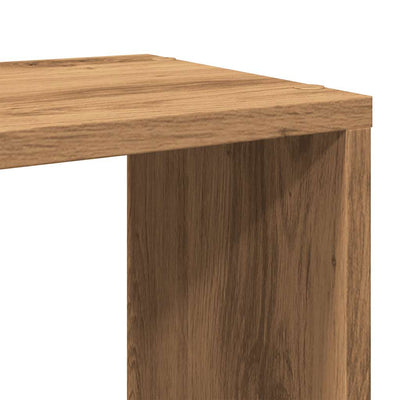 kirjakaappi/tilanjakaja Artisan Oak 80x24x63 cm