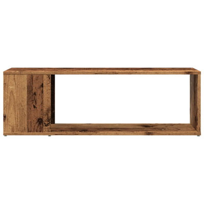 TV-taso vanhaa puuta 100x24x32 cm tekninen puu