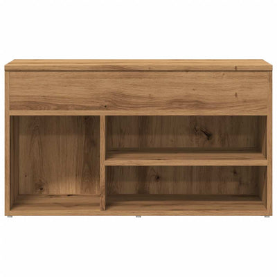 Kenkäteline artesaani tammi 80x30x45 cm tekninen puu
