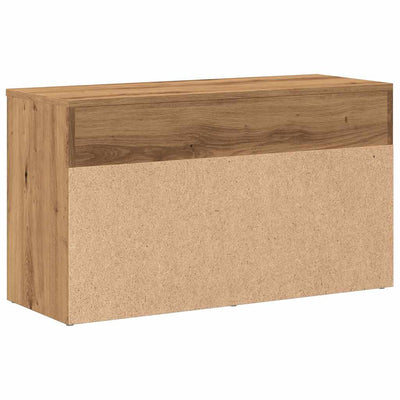 Kenkäteline artesaani tammi 80x30x45 cm tekninen puu