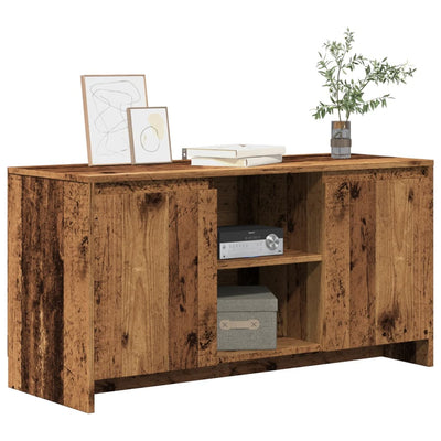 TV-taso vanhaa puuta 102x37,5x52,5 cm tekninen puu