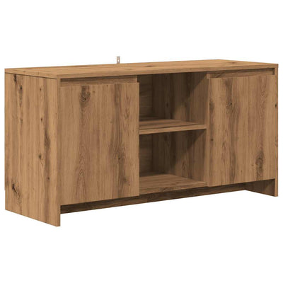 Käsityöläinen tammi tv-taso Taniela 102x37,5x52,5cm (puinen)