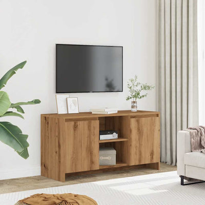 TV-taso käsityöläinen tammi 102x37,5x52,5 cm tekninen puu