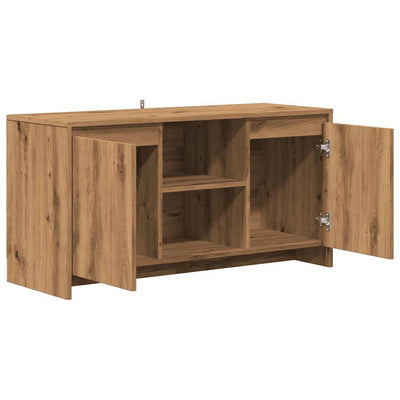 TV-taso käsityöläinen tammi 102x37,5x52,5 cm tekninen puu