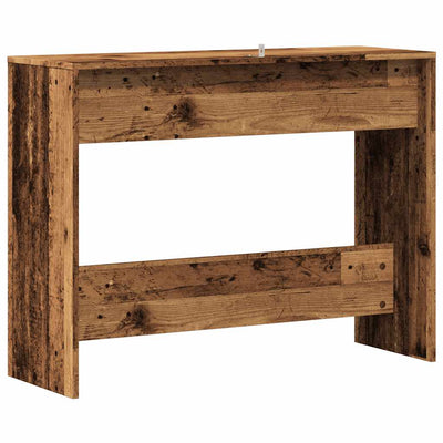 Konsolipöytä vanhaa puuta 100x35x76,5 cm lastulevy