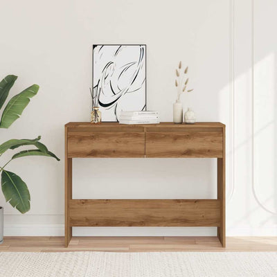 Konsolipöytä artesaani tammi 100x35x76,5 cm tekninen puu