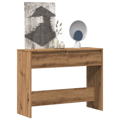 Konsolipöytä artesaani tammi 100x35x76,5 cm tekninen puu