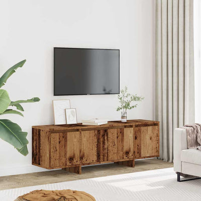TV-taso vanhaa puuta 120x30x40,5 cm lastulevy