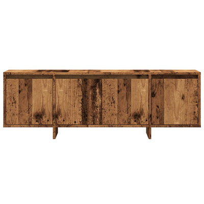 TV-taso vanhaa puuta 120x30x40,5 cm lastulevy