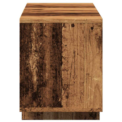 TV-taso vanhaa puuta 120x30x40,5 cm lastulevy