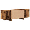 TV-taso vanhaa puuta 120x30x40,5 cm lastulevy