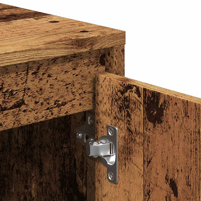 TV-taso vanhaa puuta 120x30x40,5 cm lastulevy