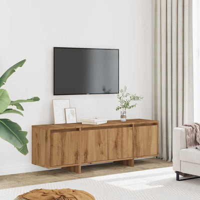 TV-taso artesaani tammi 120x30x40,5 cm tekninen puu