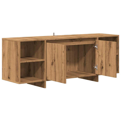TV-taso artesaani tammi 130x35x50 cm tekninen puu