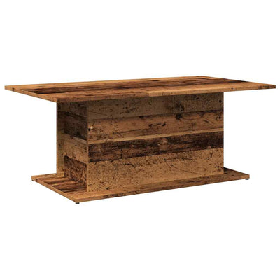 Sohvapöytä vanhaa puuta 102x55,5x40 cm lastulevy