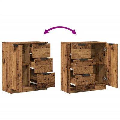 Vanha puu senkki Fili 60x30x70cm (puinen)