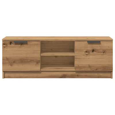 TV-taso käsityöläinen tammi 102x35x36,5 cm tekninen puu