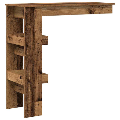 Seinäkiinnitettävä vanha puu 102x45x103,5cm tekninen puu