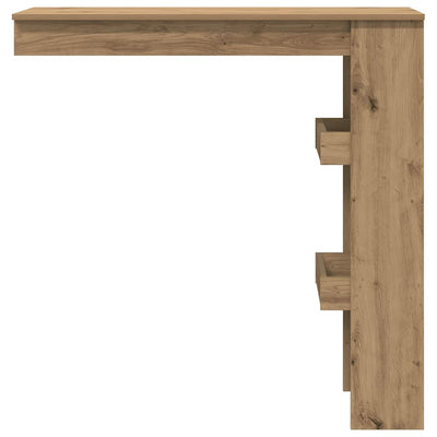 Seinäpalkkipöytä käsityöläinen tammi 102x45x103,5 cm