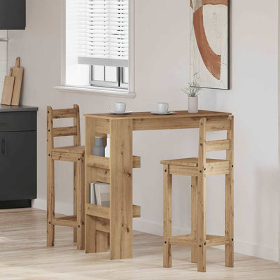 Käsityöläinen tammi seinäpalkkipöytä Confectia 102x45x103,5cm