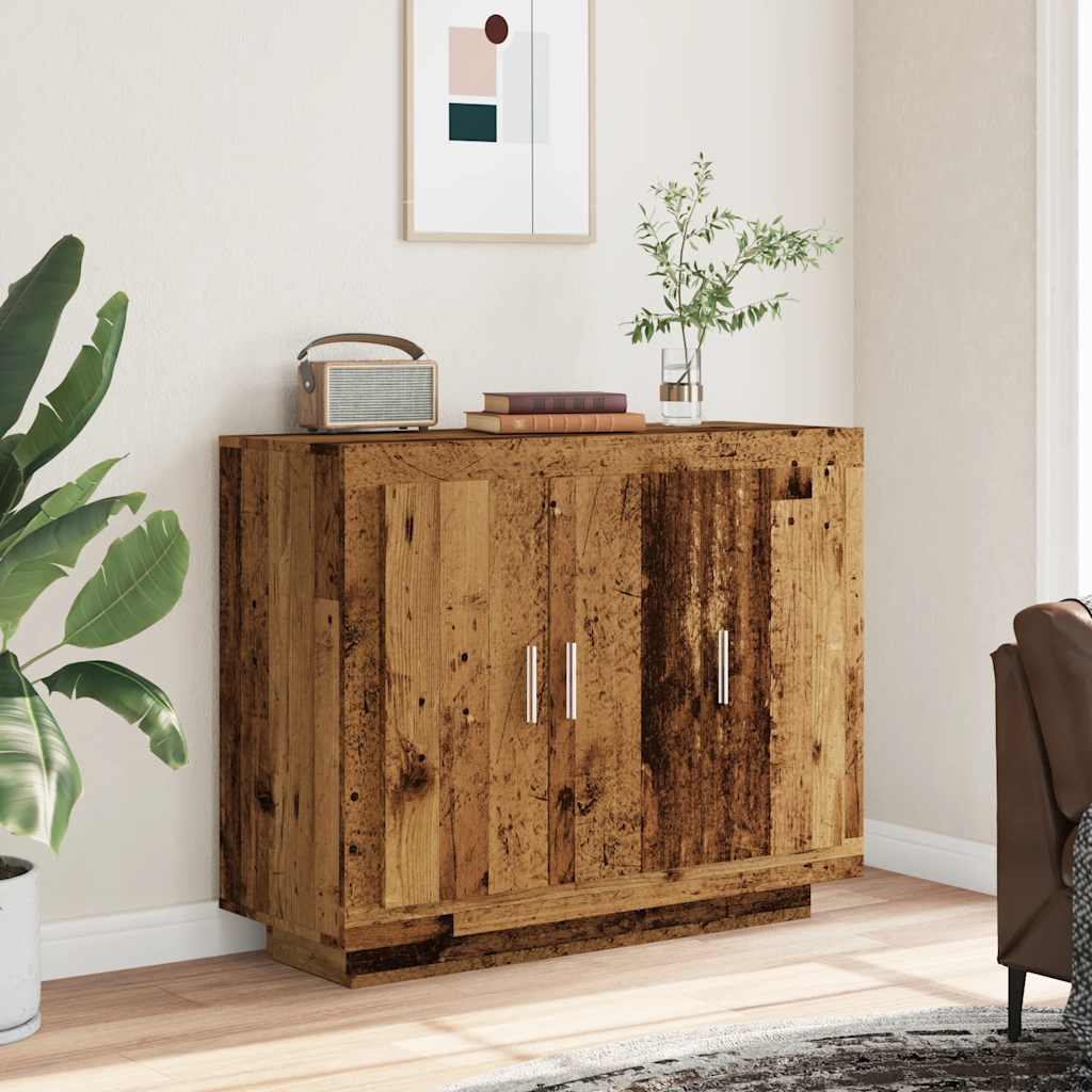 Vanha puu senkki Nusem 92x35x75cm (puinen)