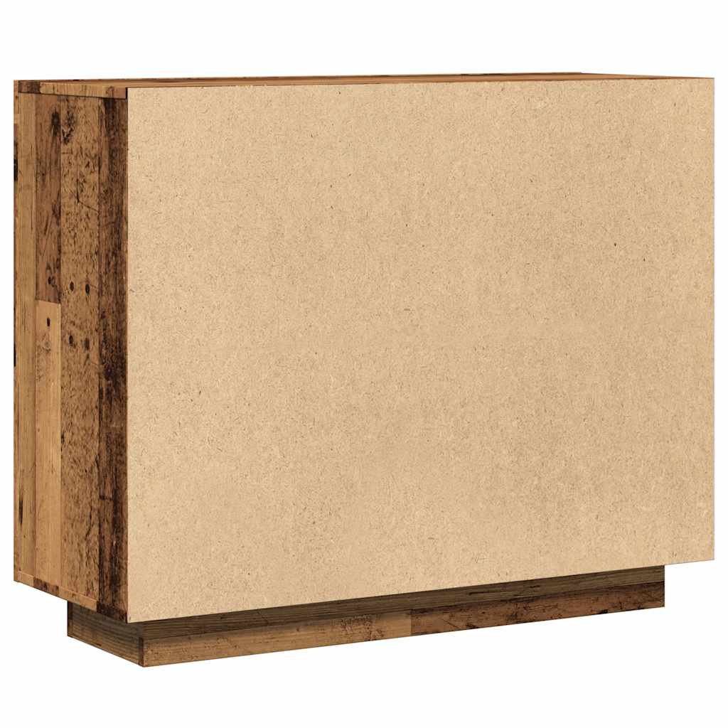 Vanha puu senkki Nusem 92x35x75cm (puinen)