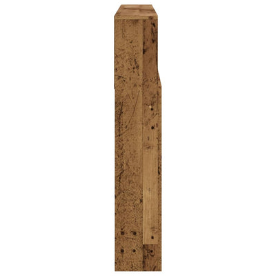 Vanha puu päätykaappi Haig 140x19x103,5cm