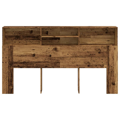Päätylevykaappi vanha puu 180x19x103,5 cm tekninen puu