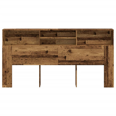 Päätylevykaappi vanha puu 200x19x103,5 cm tekninen puu