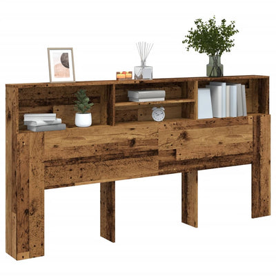 Päätylevykaappi vanha puu 200x19x103,5 cm tekninen puu